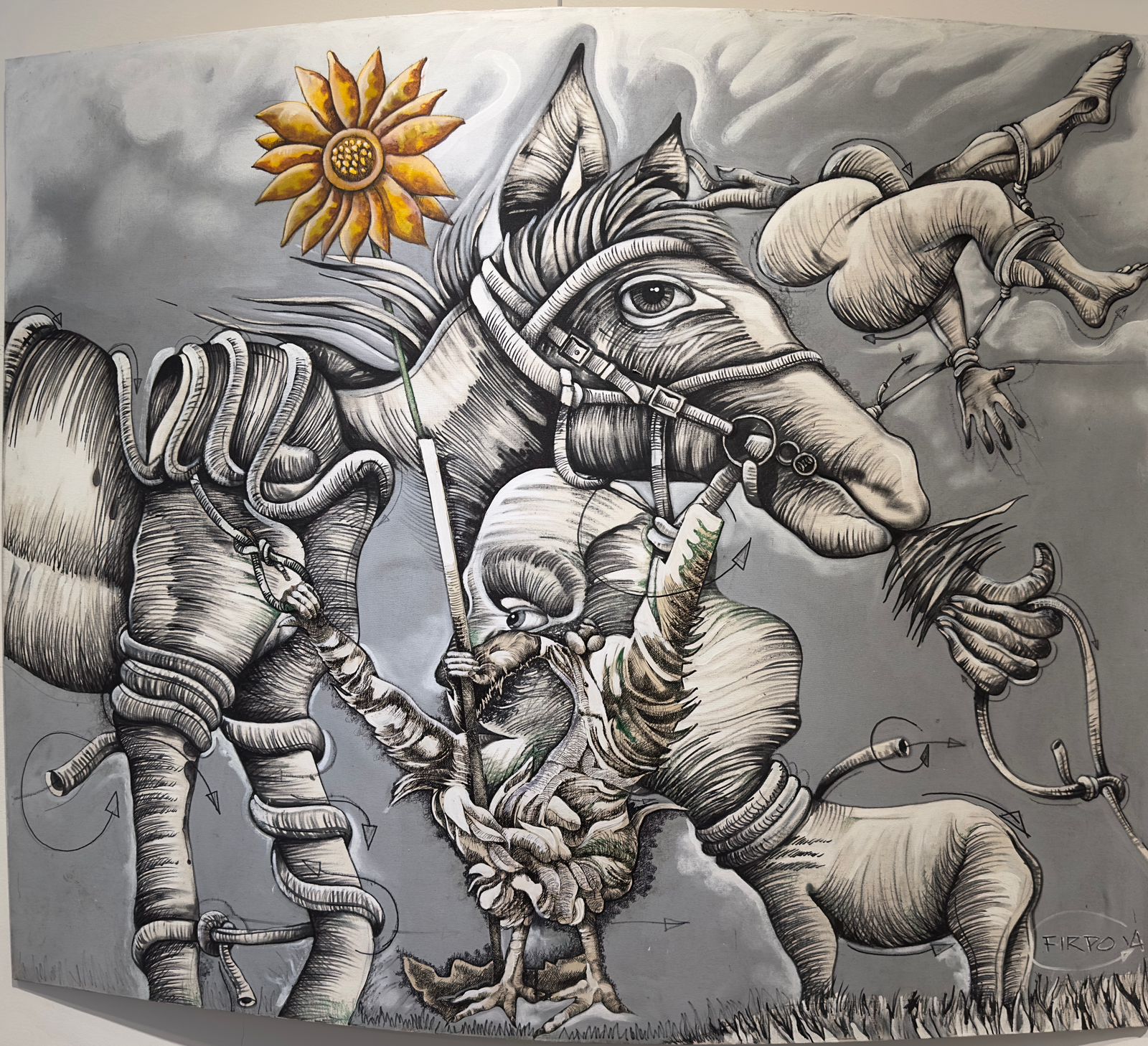 Dominios territoriales con flor amarilla