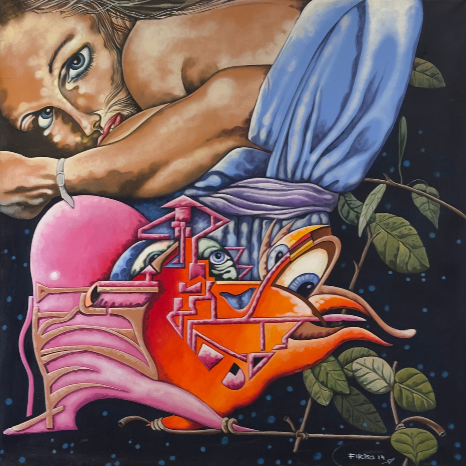 La niña que hace andar a su amigo