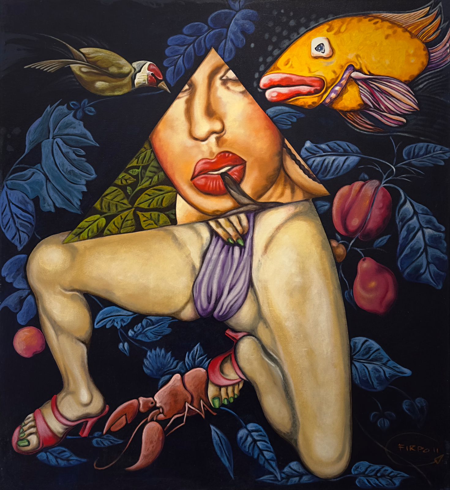 El agua – el cielo – la tierra y ella