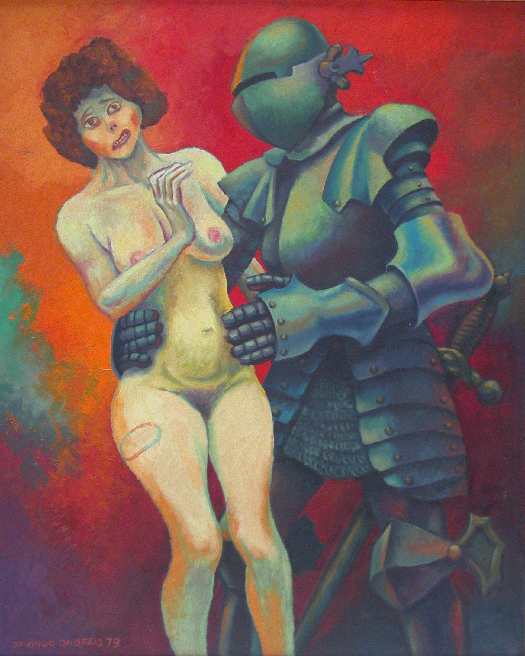 Caballero con su novia